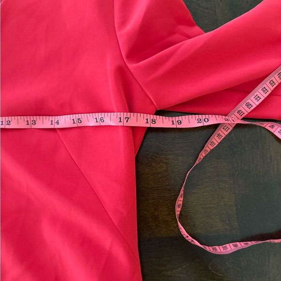 Milly Nicole Cady V-Nek Bell Sleeve Red Mini Dres Size 4 - Picture 7 of 10